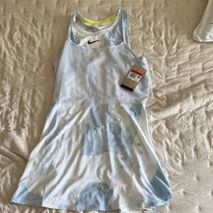 Nike Dress in White and Light Blue